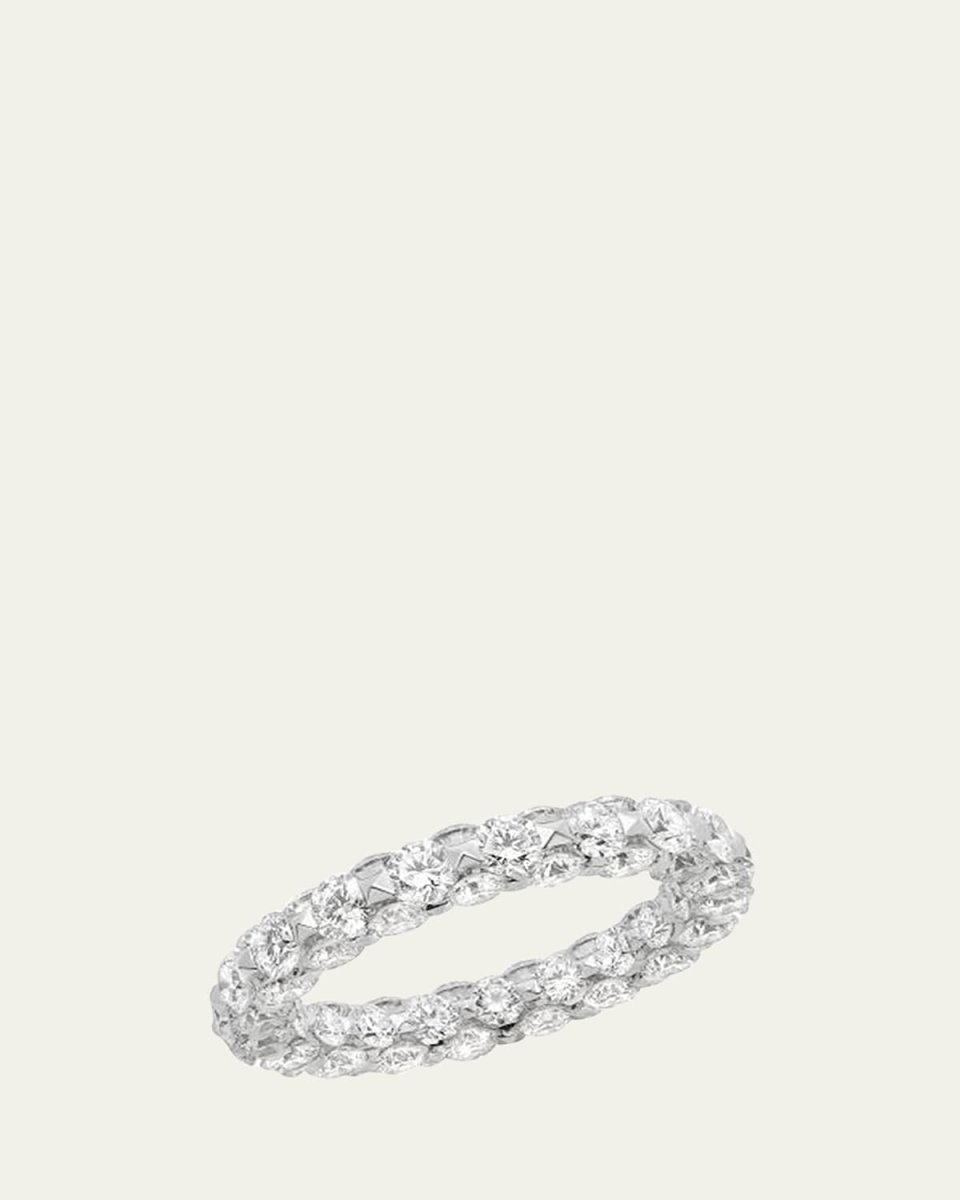 White Gold Eternity Ring with Diamonds
